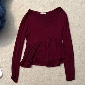 Long sleeve flowy shirt